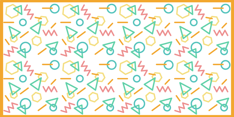 Barviti vzorci oblik Vinilne preproge v drugih vzorcih - TenStickers