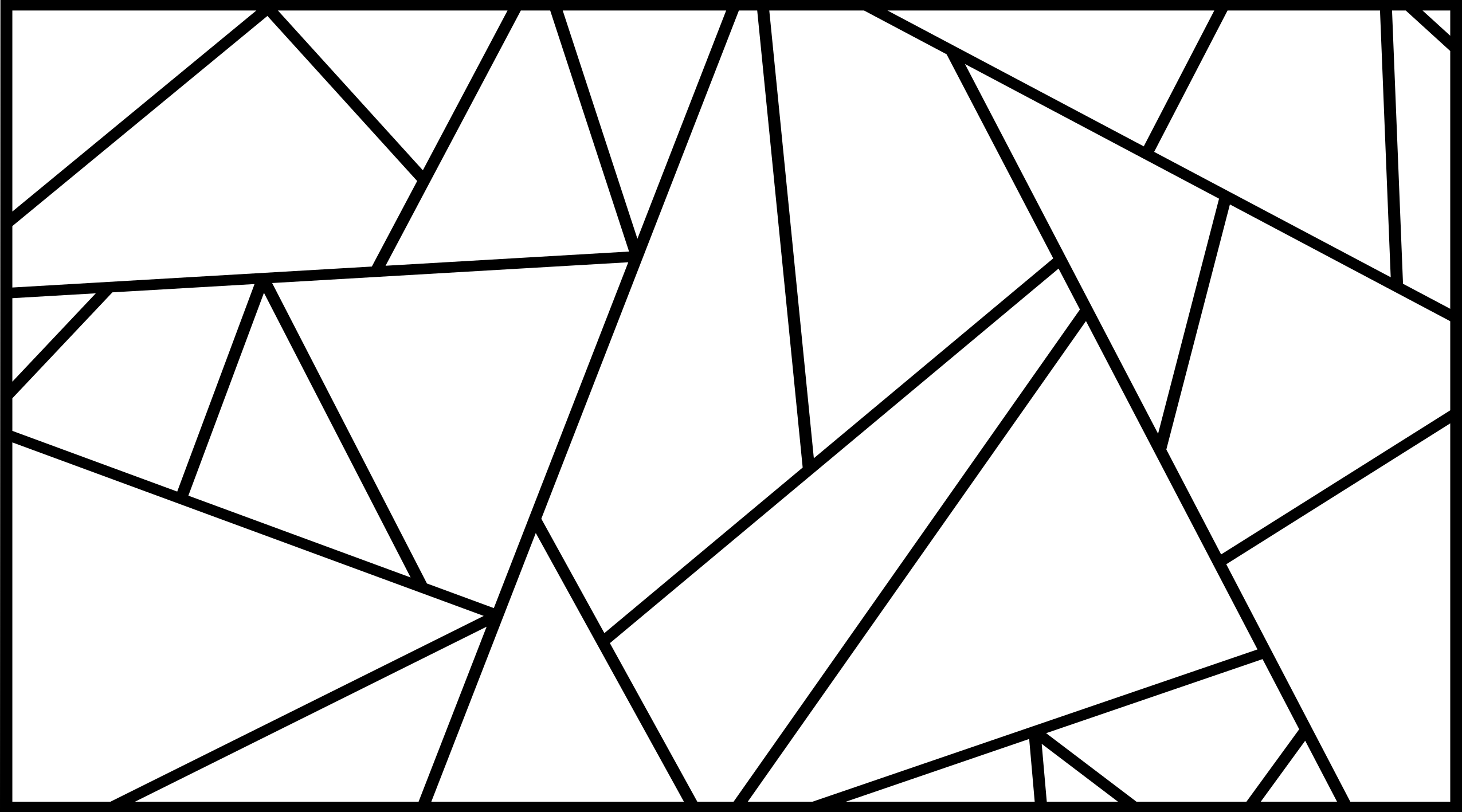 Sharp angled pattern vinilne preproge z vzorci - TenStickers