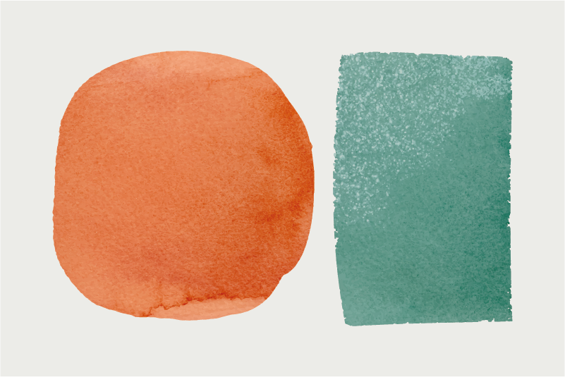 Abstraktni segmenti Vinilna preproga za dnevno sobo - TenStickers