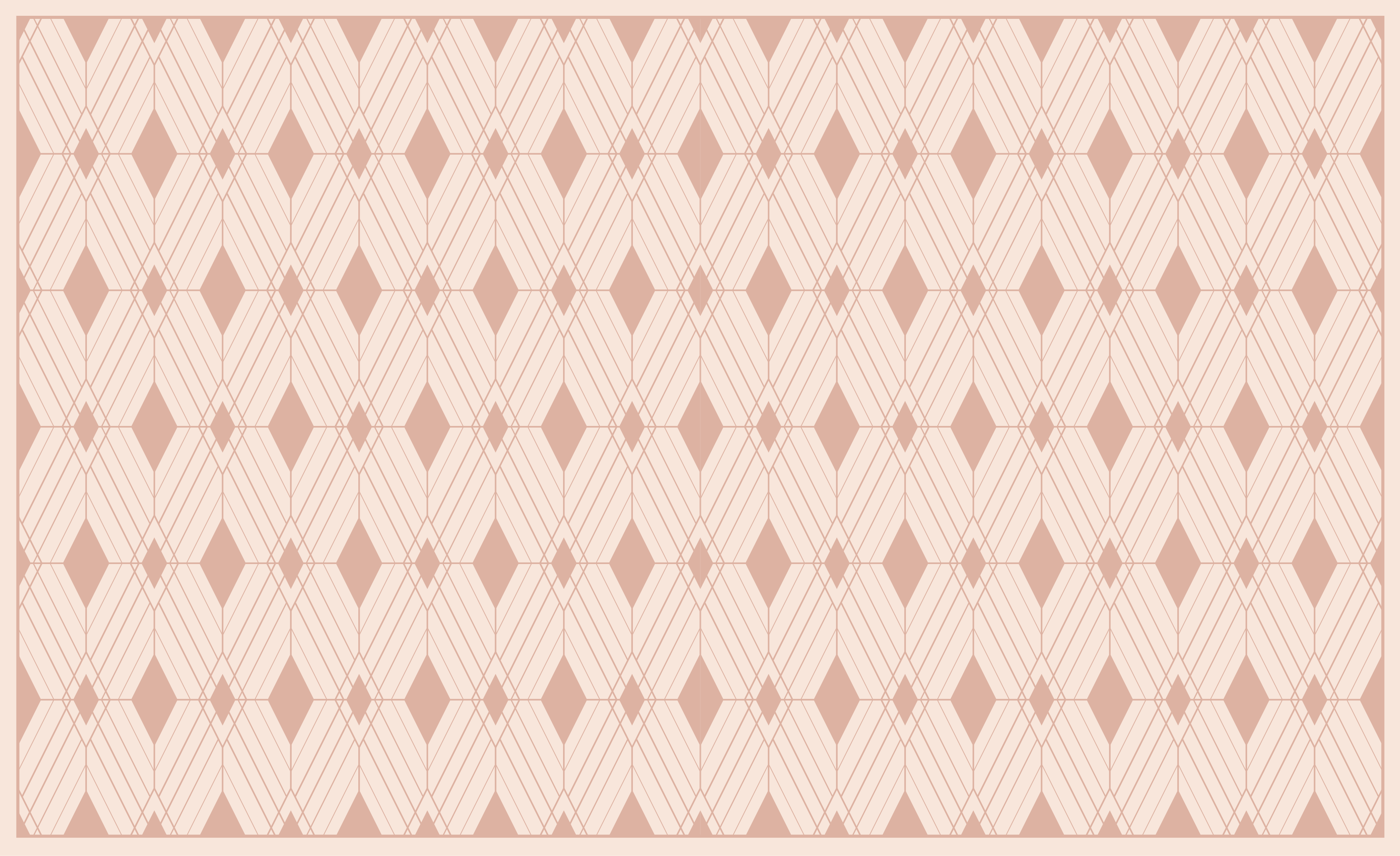 Geometrijski diamantni motiv sodobne vinilne preproge - TenStickers