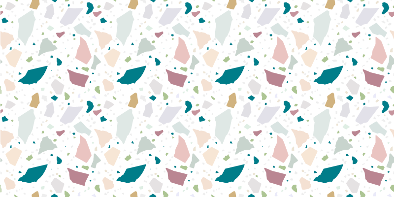 Konceptualne figure Vinilne preproge z geometrijskimi vzorci - TenStickers