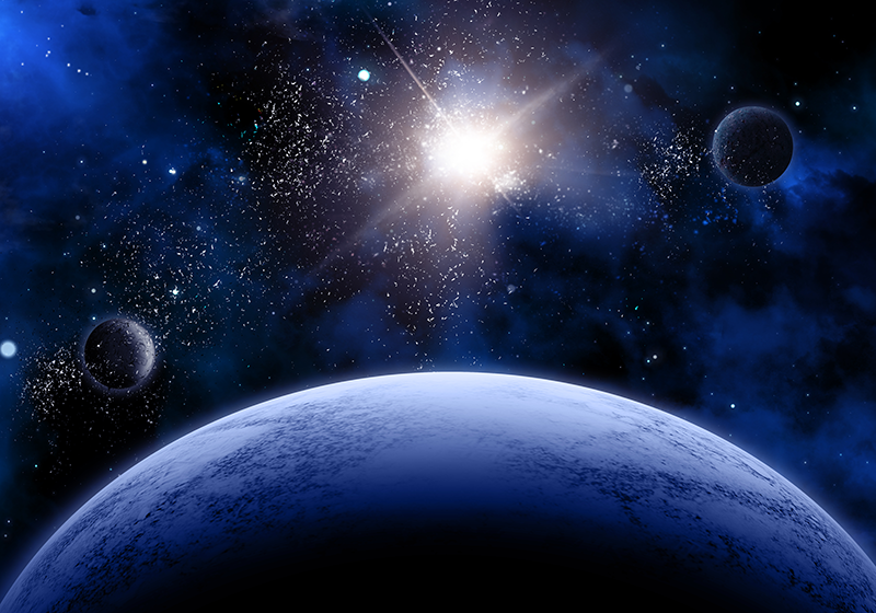 Kozmični zvezdni prizor Vinilne preproge v drugih vzorcih - TenStickers