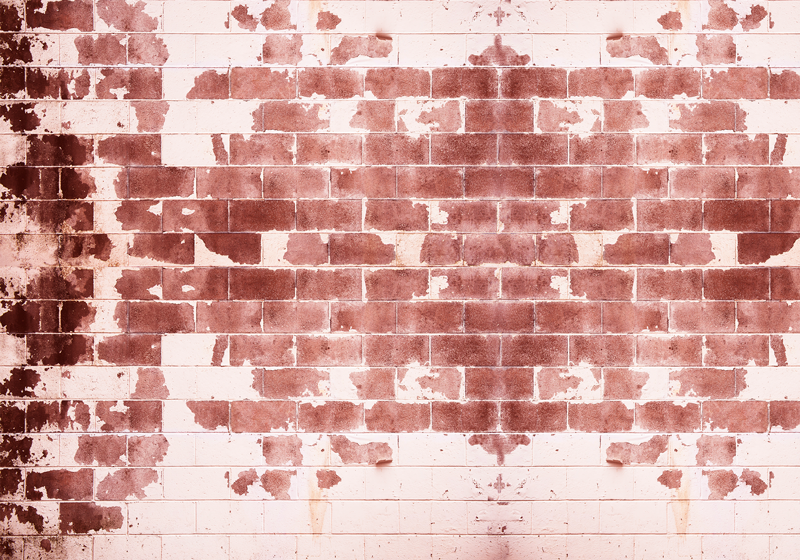 Rustikalni opečni motiv Vinilna preproga s kamnitim vzorcem - TenStickers