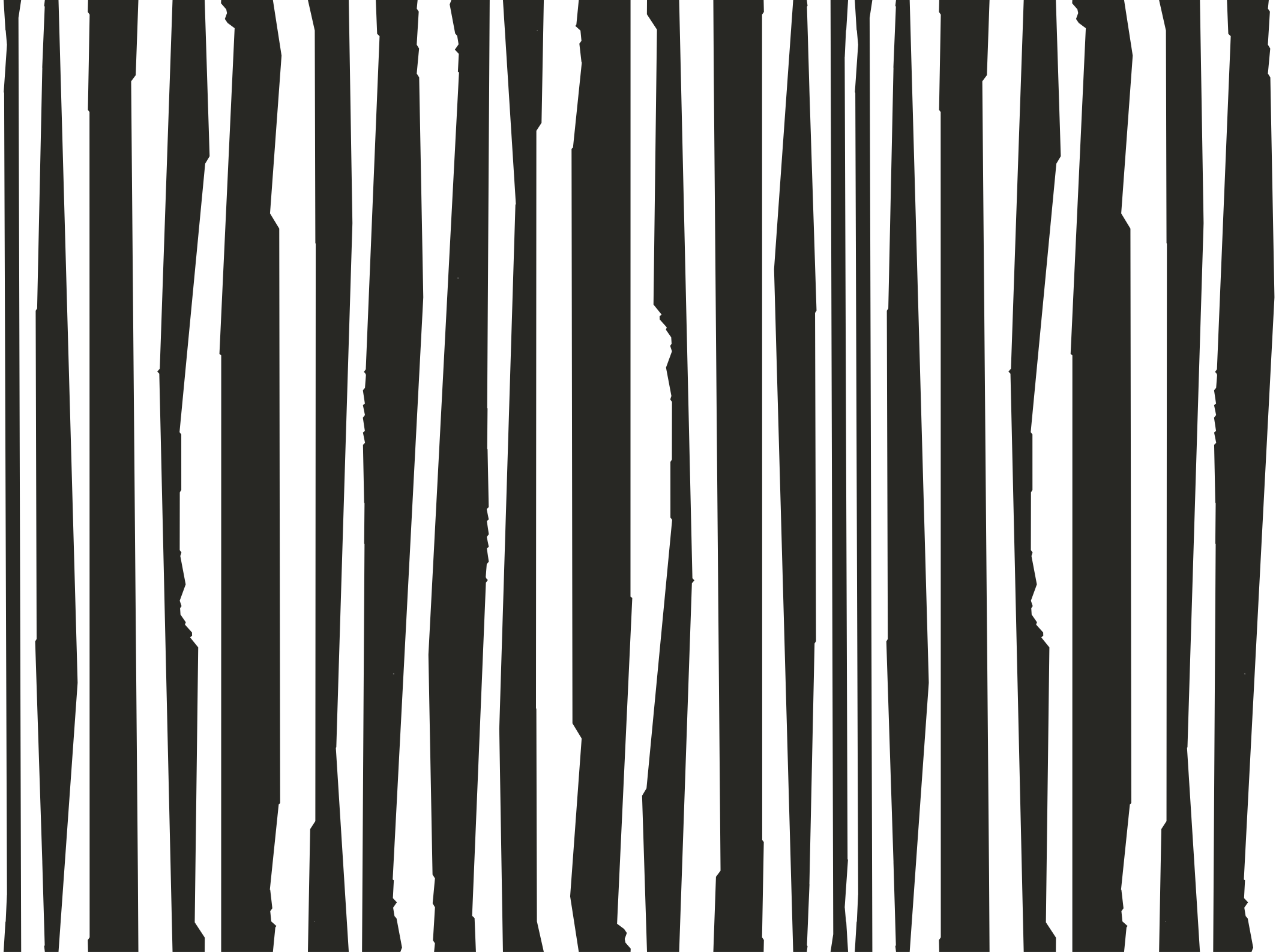 Striped Monochrome Design Vinilna preproga s črtami - TenStickers