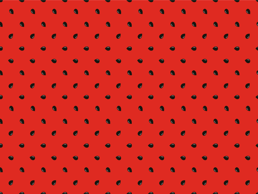 Vzorec rdečega semena Vinilna preproga za kuhinjo - TenStickers