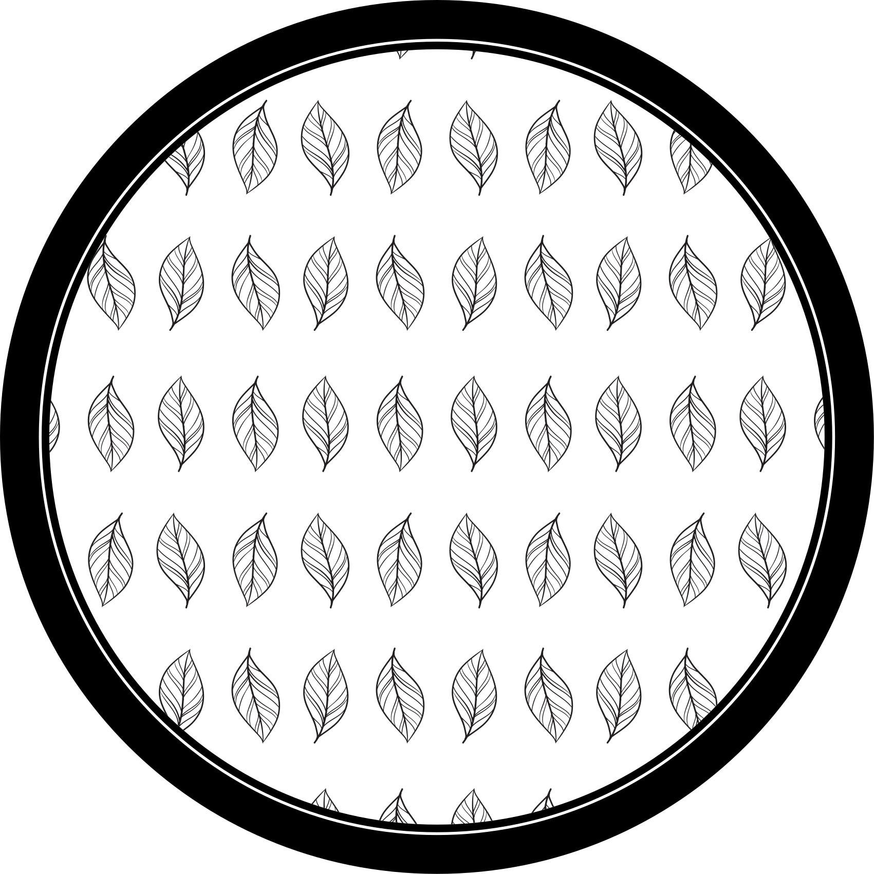 Botanični oris cvetlična vinilna preproga - TenStickers