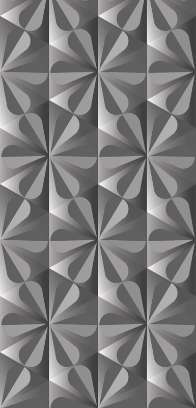 Vinilne preproge z geometrijskimi vzorci simetrija oblik - TenStickers