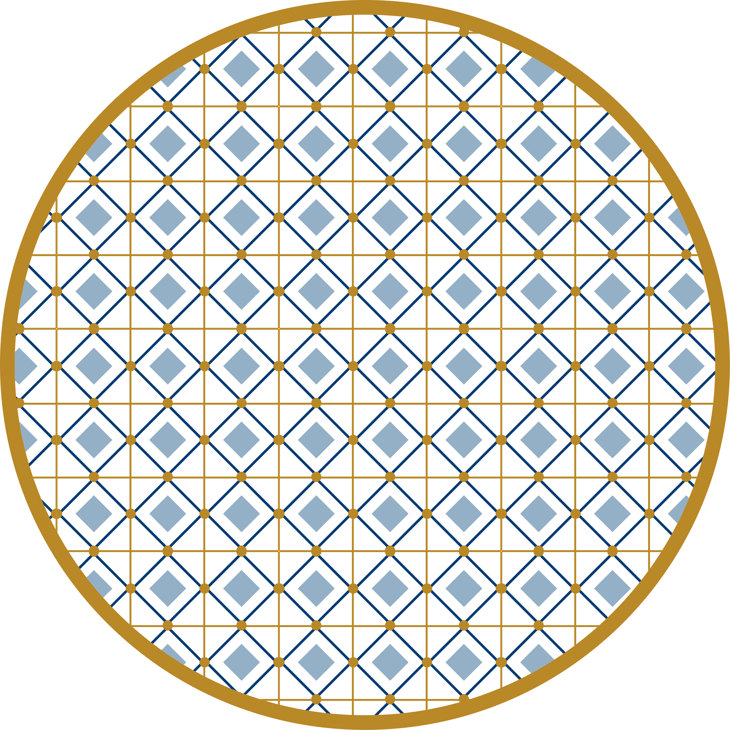 Krožne ploščice Vinilna talna obloga v imitaciji ploščic - TenStickers