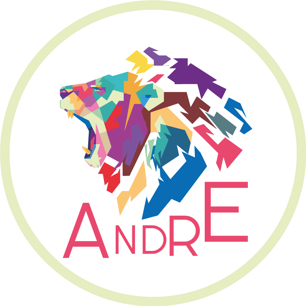 Personalizacija barvitega leva Vinilna preproga z imeni - TenStickers