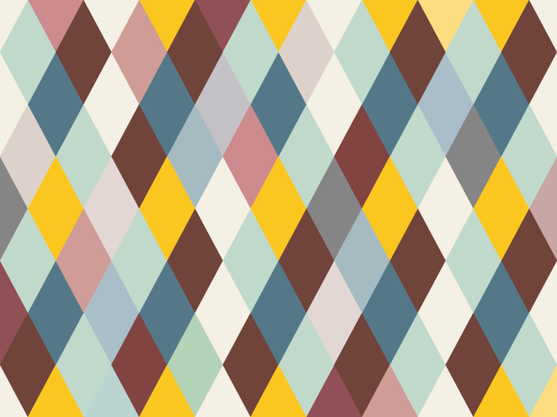 Geometrijske pastelne večbarvne diamantne podstavki - TenStickers