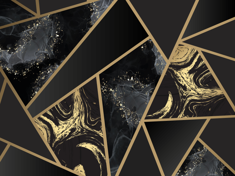 podstavki z geometrijskimi sivimi in črnimi diamanti - TenStickers