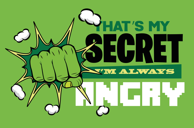 Vedno sem jezna otroška preproga - TenStickers