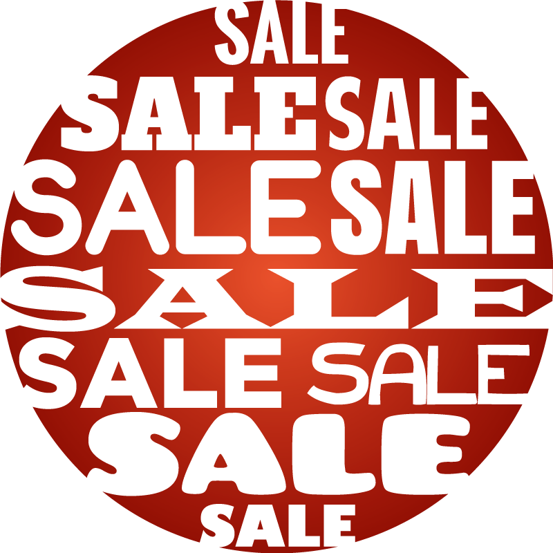 Prodaja okrogle oblike Rdeči vinilni oblazinjeni tlak - TenStickers