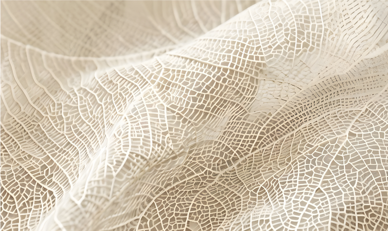 Minimalistični listi Bež vinilni preproga - TenStickers