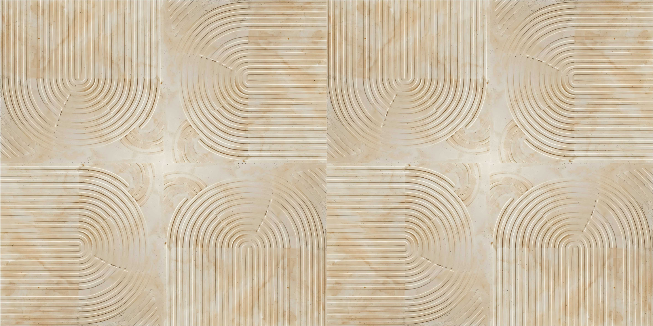 Moderni loki Bež vinilni preproga - TenStickers