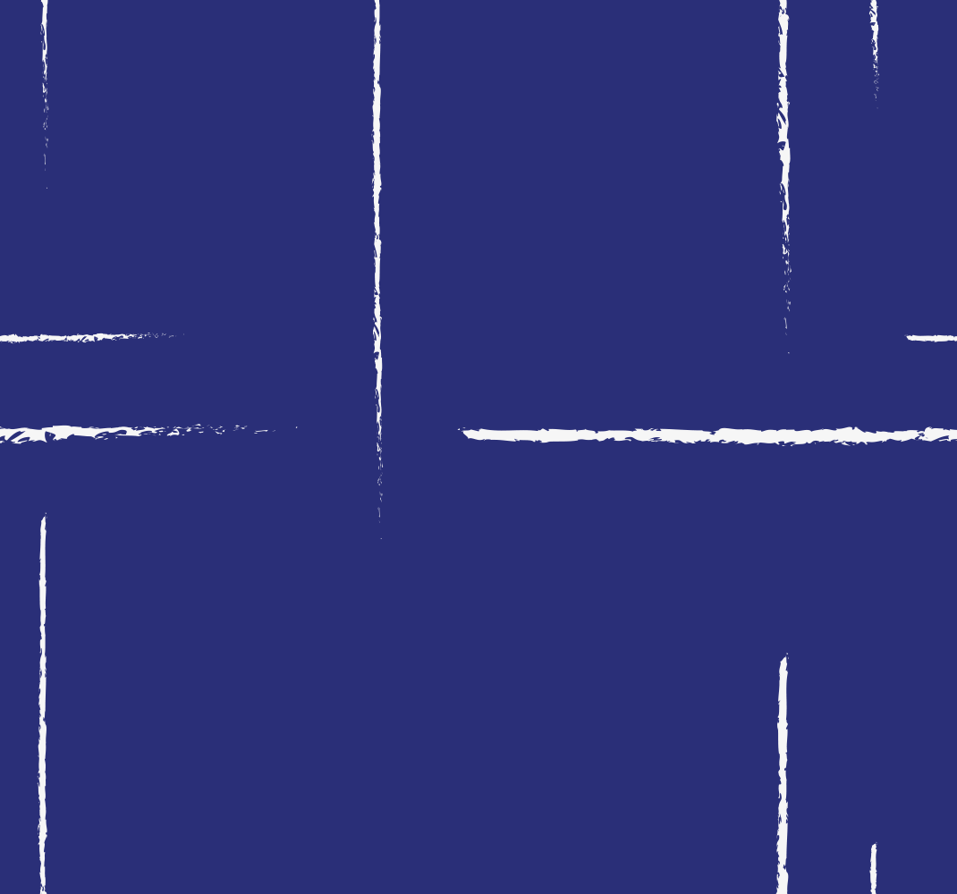 Moderen linijski vzorec Modra vinilna preproga - TenStickers