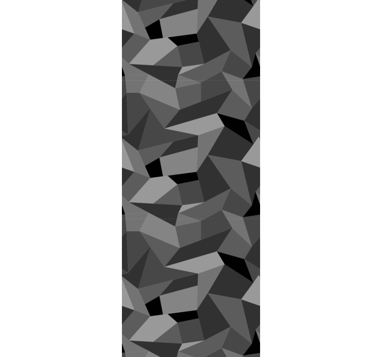 Ostre sive oblike geometrijski zidni papir - TenStickers