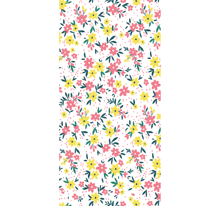 Colorful stylish pattern tapeta z motivom vrtnice - TenStickers