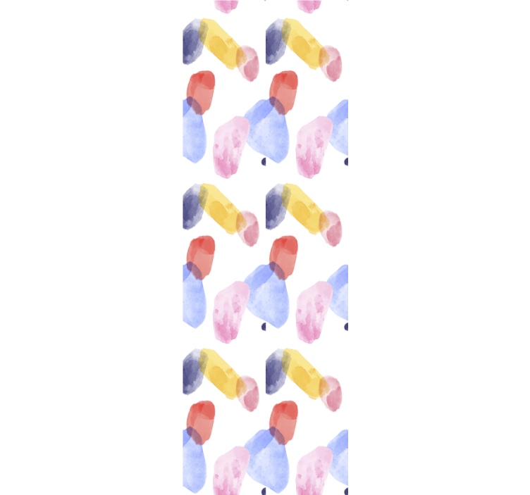 Mehki barvni vzorci abstraktno tapeta - TenStickers