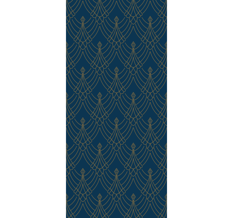 Eleganten dizajn listov moderno tapeta za stene - TenStickers