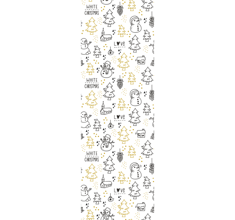 Praznično zimsko prizorišče božično ozadje za tapete - TenStickers