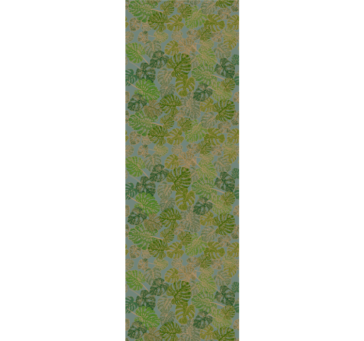 Motiv zelene monstere tapeta z listi - TenStickers