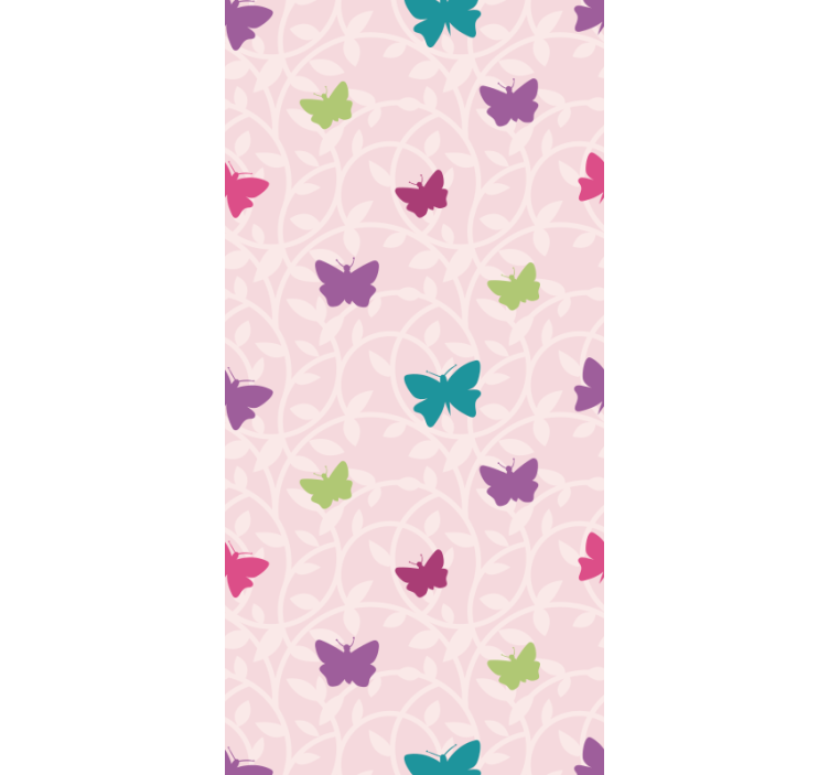 Pisana plapolajoča krila metuljev ozadje - TenStickers