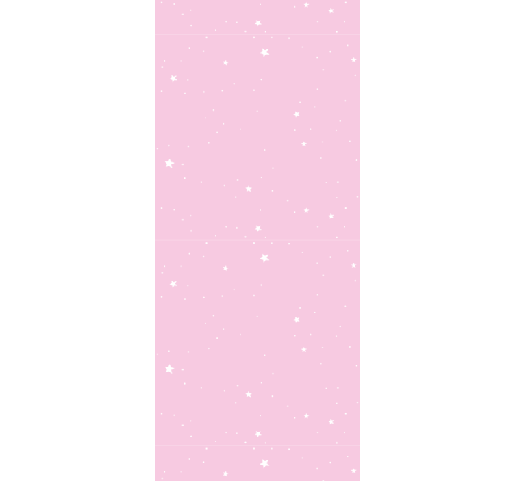 Night pink sky tapeta z zvezdami - TenStickers