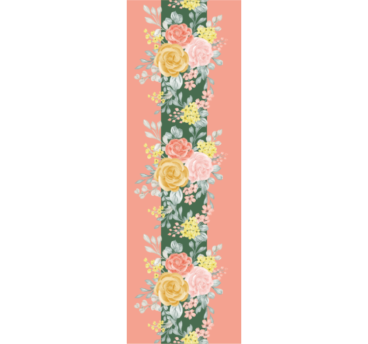 Roses and greenery tapeta z motivom vrtnice - TenStickers