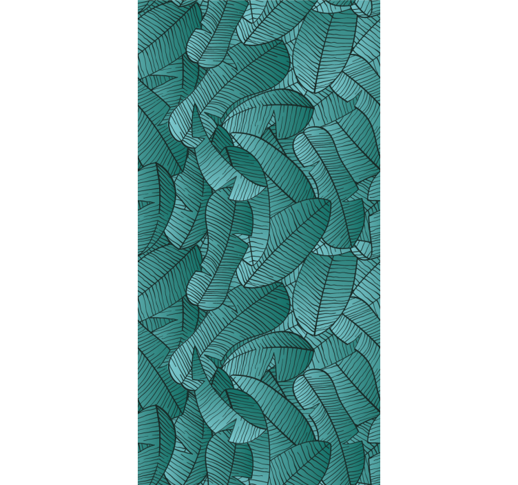 Tropical foliage display tapeta z listi - TenStickers