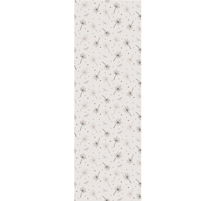 Sivi regrat navdih tapeta z motivom vrtnice - TenStickers