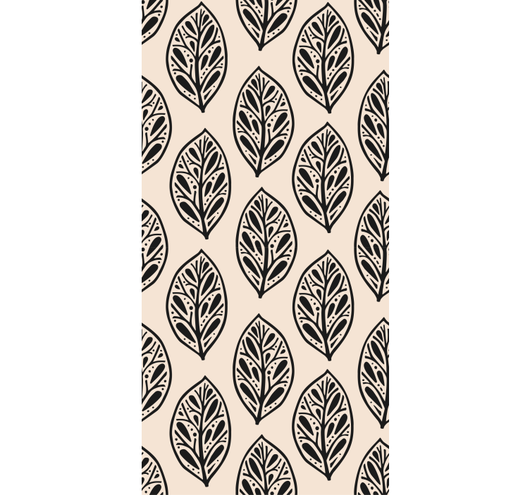 Stylish beige arrangement tapeta z listi - TenStickers