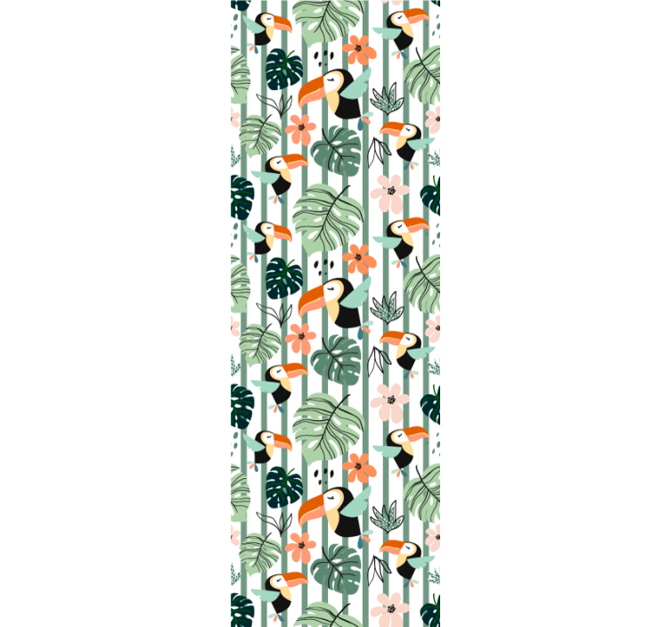 Tema tropskega tukana tapeta z živalmi - TenStickers