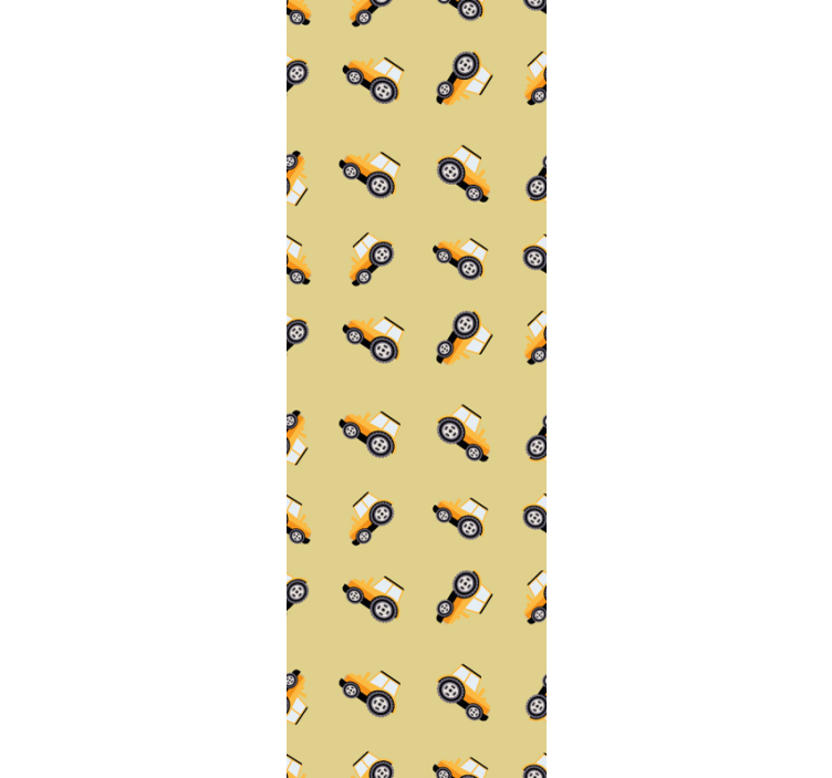 Ljubki gradbeni tovornjaki Tapete za otroške sobe - TenStickers