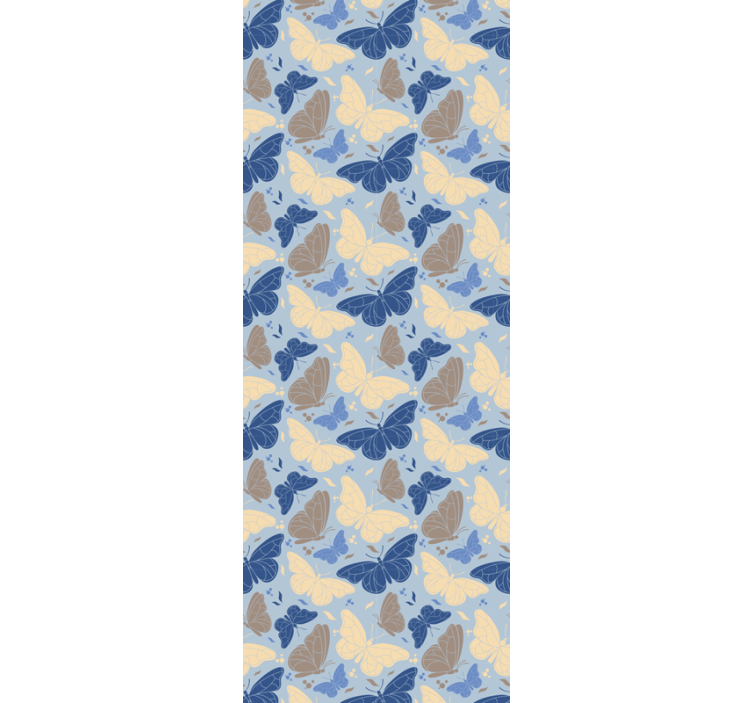 Colorful fluttering insects metuljev ozadje - TenStickers