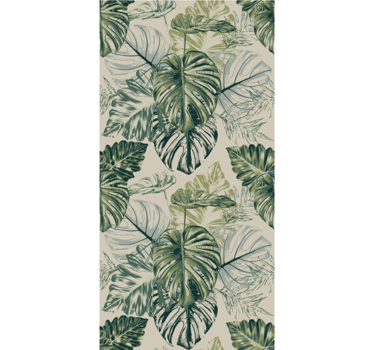 Lush greenery decor tapeta narave - TenStickers