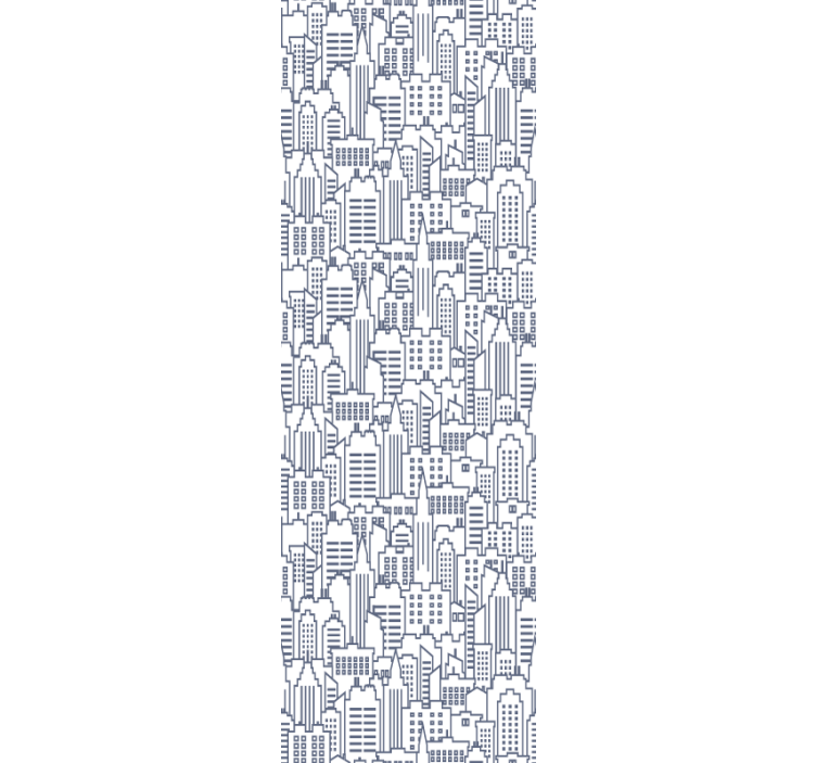 Urbane silhuete tapeta mesta in države - TenStickers