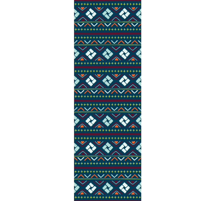 Geometrijske barvne bloke geometrijski zidni papir - TenStickers