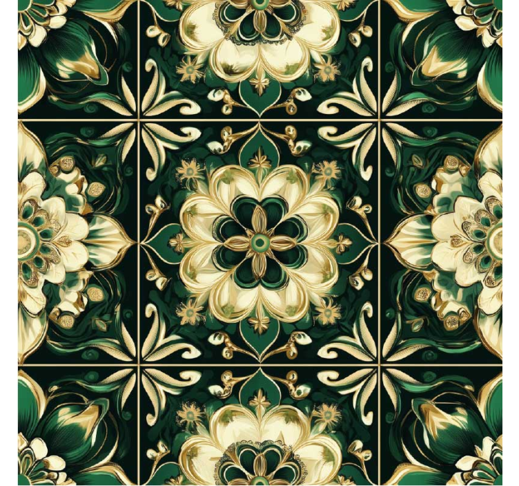 Botanične mozaične ploščice Tapete za kuhinjo - TenStickers