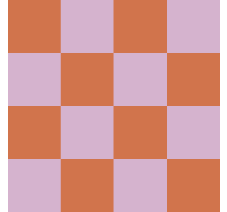 Motiv oranžnih odtenkov tapeta z vzorcem ploščic - TenStickers