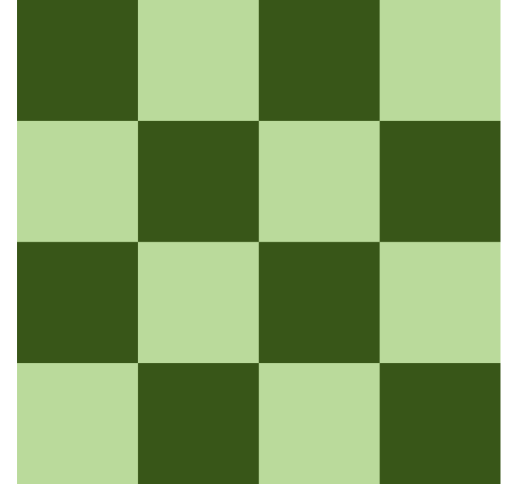 Temno in svetlo zelen motiv tapeta z vzorcem ploščic - TenStickers