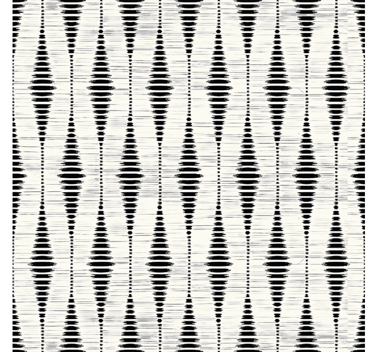Black rabaul ikat geometrijsko ozadje - TenStickers