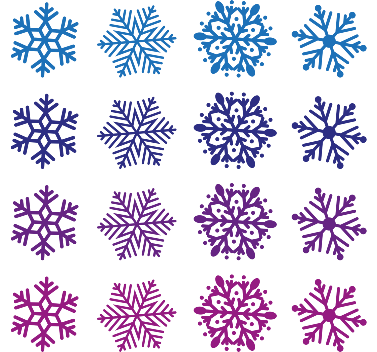 Purple and blue snowflakes božično ozadje za tapete - TenStickers