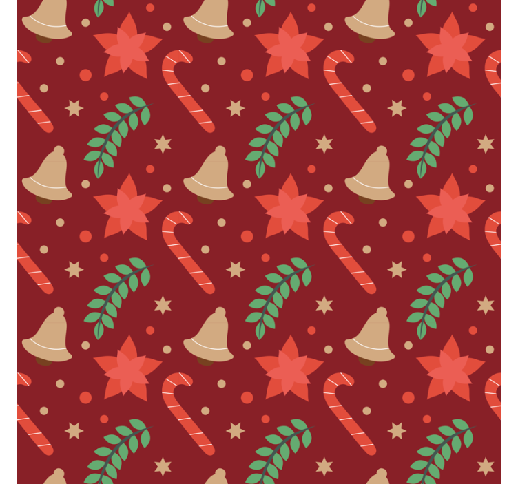 Christmast candy pattern božično ozadje za tapete - TenStickers