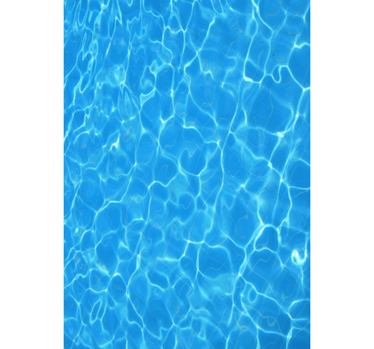 Blue water texture tapeta za dnevno sobo - TenStickers