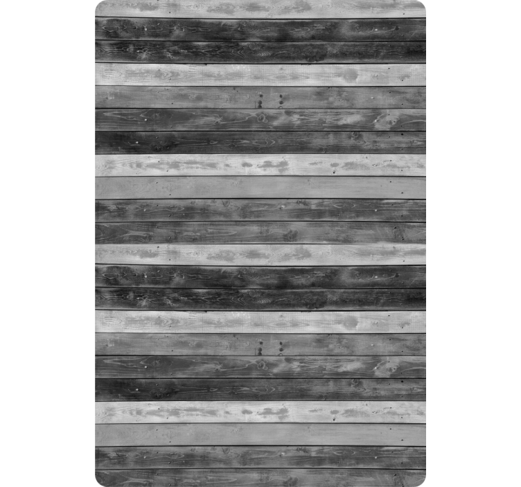 Rustic gray wooden planks tapete z ornamentom - TenStickers