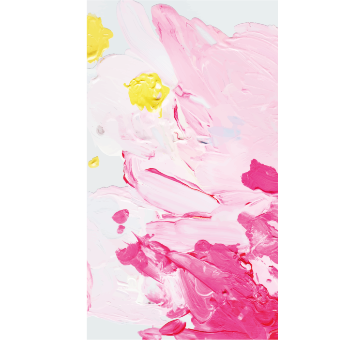 Colorful acrylic brush stroke tapete z ornamentnimi motivi - TenStickers