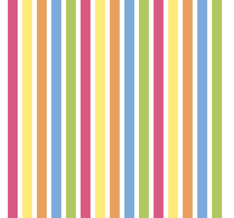 Horizontal multicolor striped pattern tapete z motivi - TenStickers