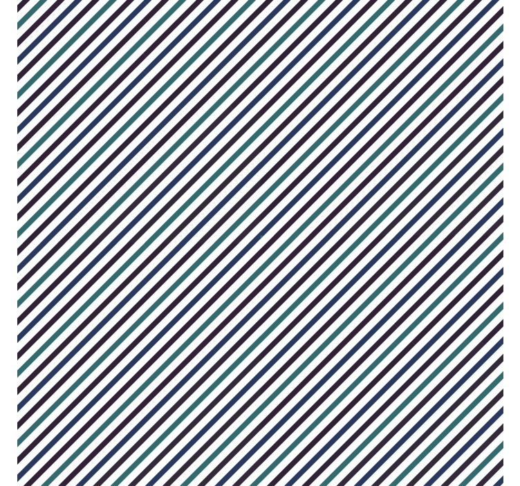 Blue diagonal stripes tapete z ornamentnimi motivi - TenStickers