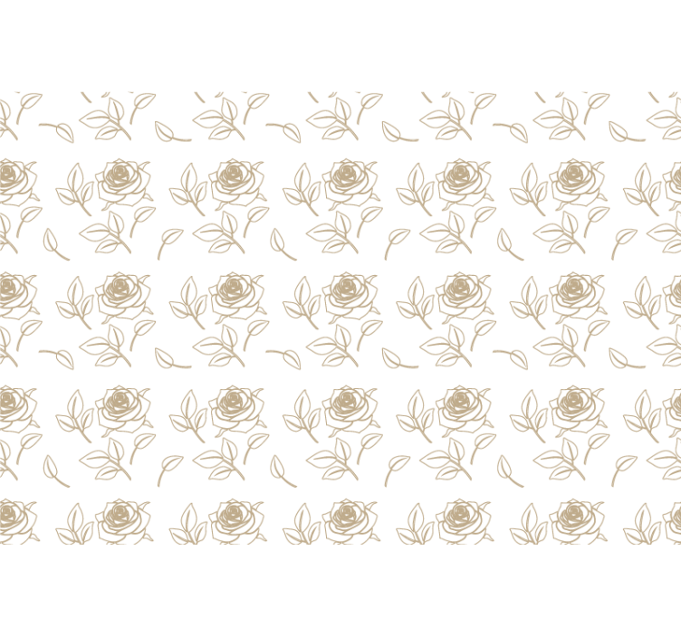 Elegant rose pattern tapete z ornamentnimi motivi - TenStickers